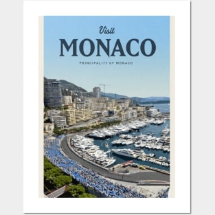 Visit Monaco Posters and Art